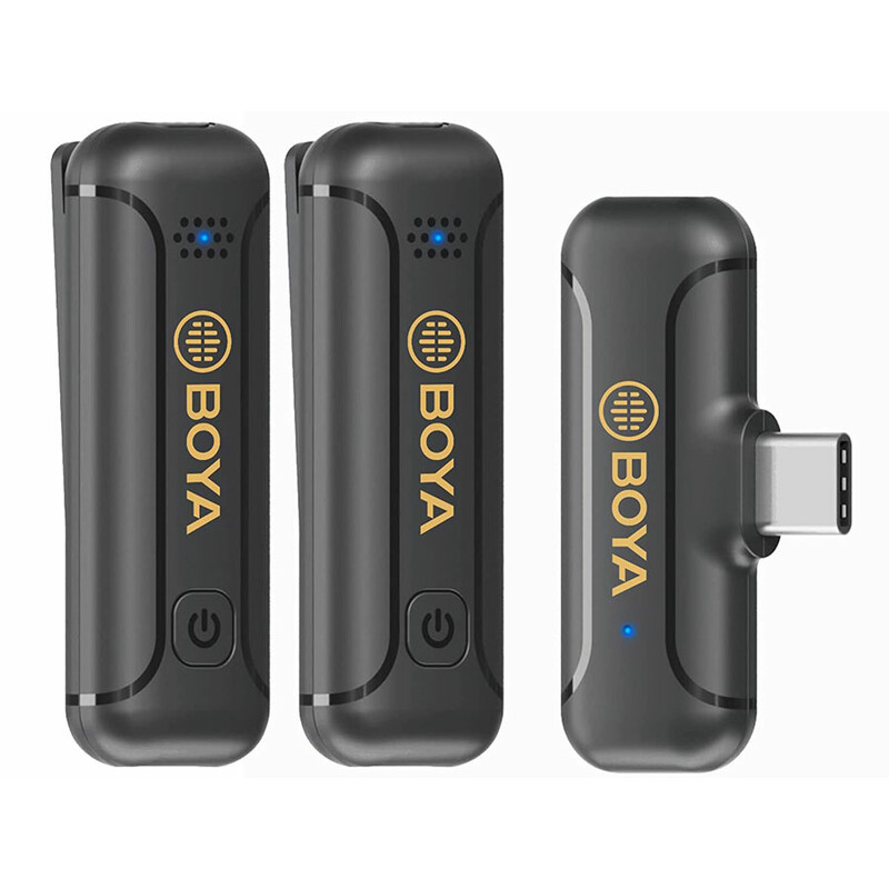 میکروفون یقه ای تایپ سی بی سیم بویا BOYA BY-WM3T2-U2 Wireless Microphone