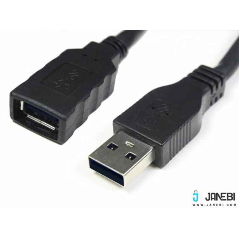 کابل افزایش طول یو اس بی 2.0 بافو BAFO FC USB 2.0 Type-A Male to Type-A Female Cable 1.5m