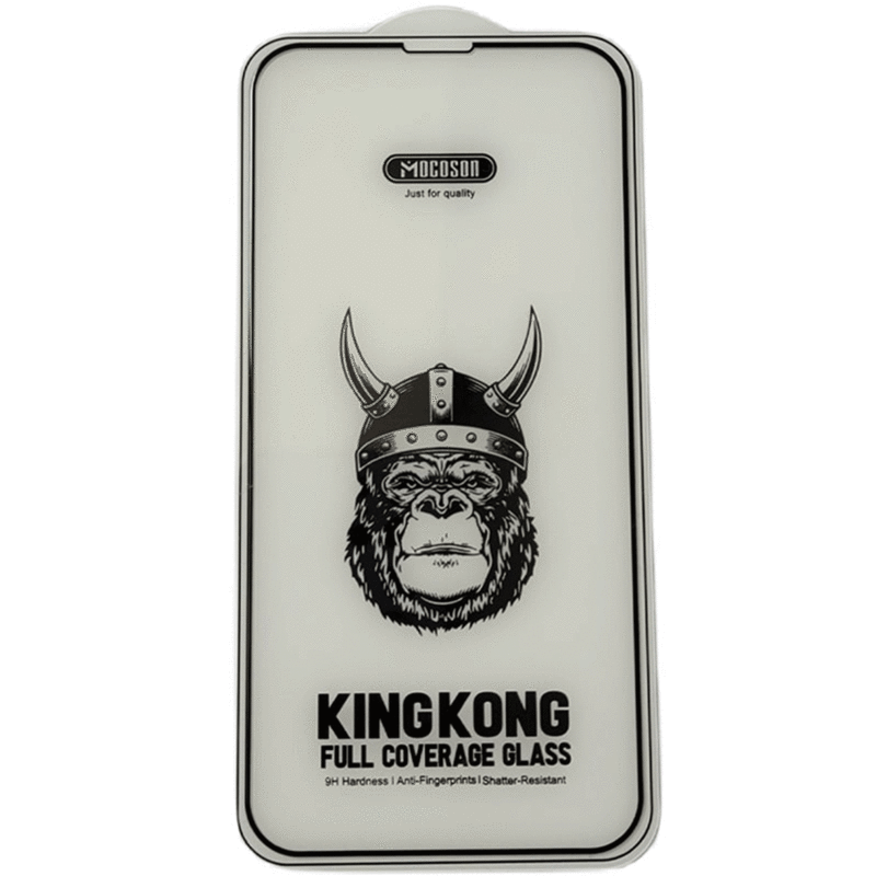 گلس شیشه‌ای تمام پوشش گوشی آیفون 11 پرومکس موکوسون KINGKONG