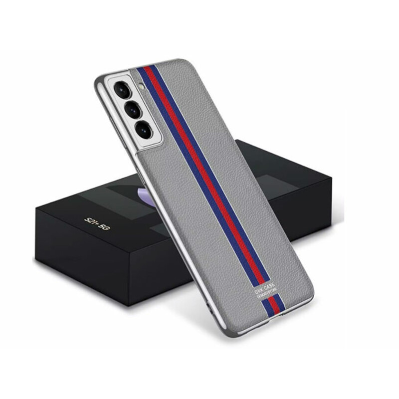 قاب محافظ طرح چرم سامسونگ GKK Leather Case Samsung S21 Plus