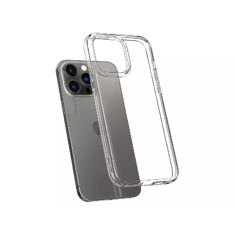 کاور شفاف آیفون 14 پرو طرح کریستال هیبریدی اسپیگن Spigen Neo Hybrid Crystal design cover suitable for iPhone 14 Pro