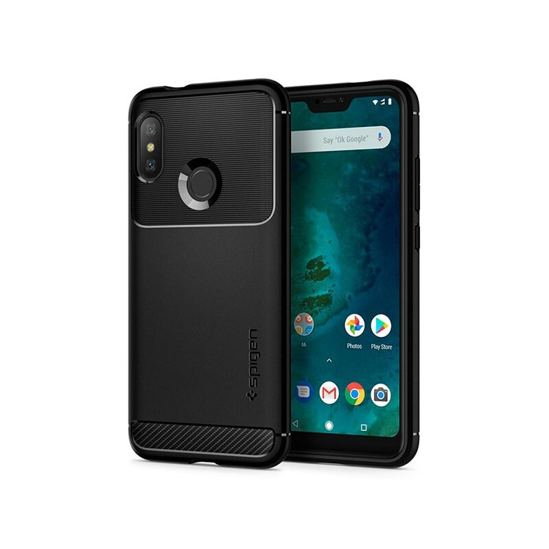 قاب محافظ اسپیگن شیائومی Spigen Rugged Armor Case Xiaomi Redmi 6 Pro/ Mi A2 Lite