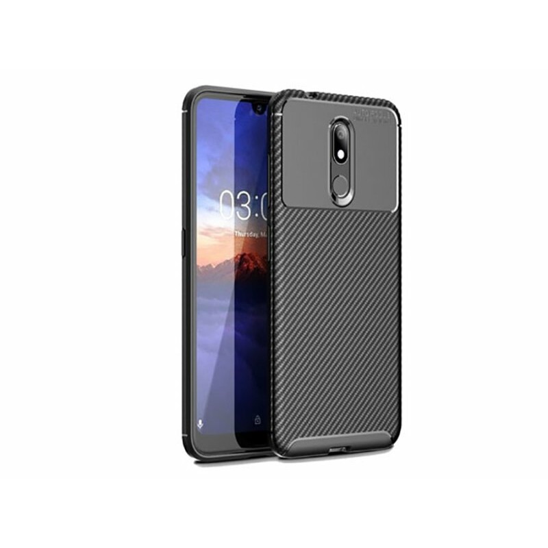 قاب ژله ای فیبر کربن نوکیا Becation Carbon Fiber Case Nokia 3.2