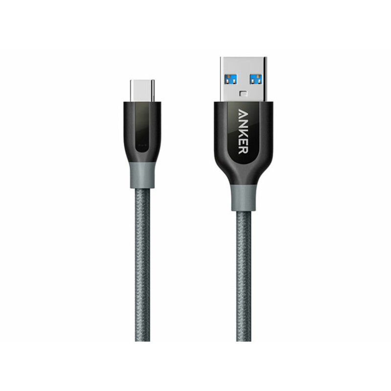 کابل شارژ و انتقال داده تایپ سی انکر Anker PowerLine+ USB-C To USB-A 3.0 Cable 0.9m