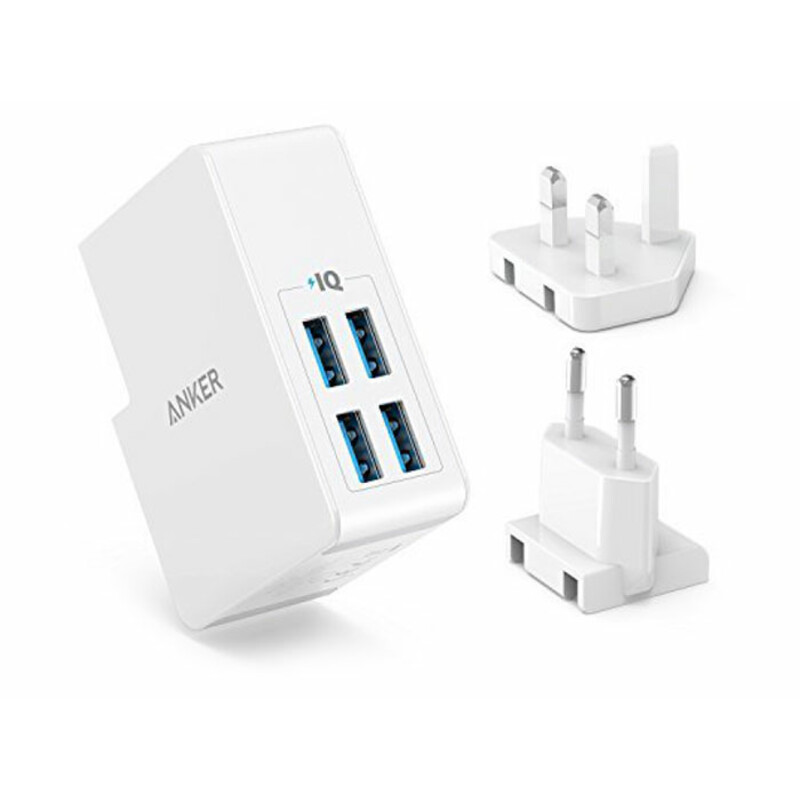شارژر دیواری چهار پورت انکر Anker PowerPort 4 Lite Travel Charger