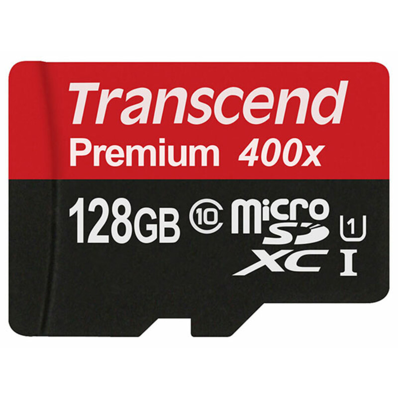 رم میکرو اس‌دی 128 گیگابایت Transcend Class 10 Premium 400X