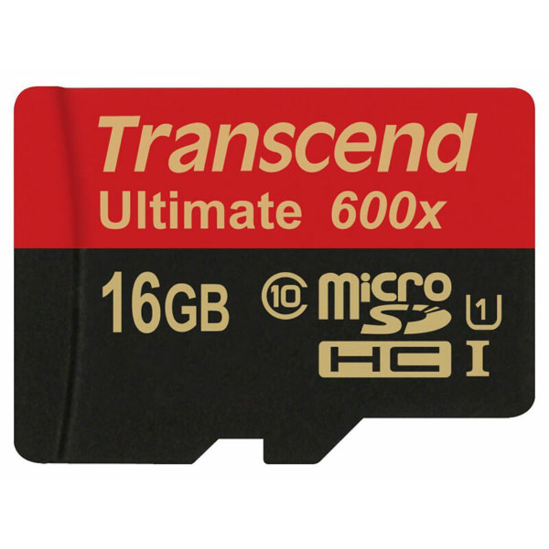 رم میکرو اس‌دی 16 گیگابایت Transcend Class 10 Ultimate 600X
