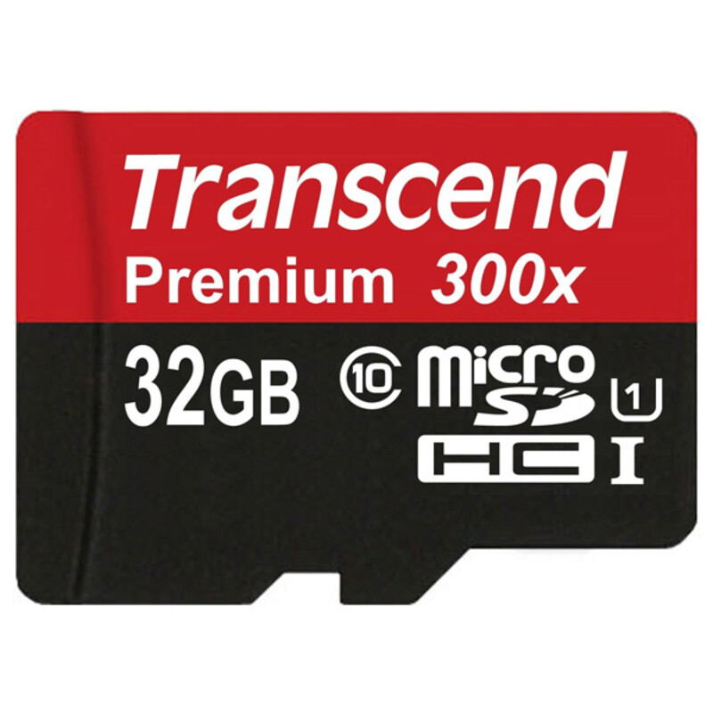رم میکرو اس‌دی 32 گیگابایت Transcend Class 10 Premium 300X