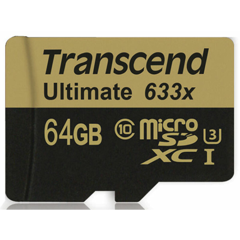 رم میکرو اس‌دی 64 گیگابایت Transcend 64GB microSD Ultimate 633X Class 10