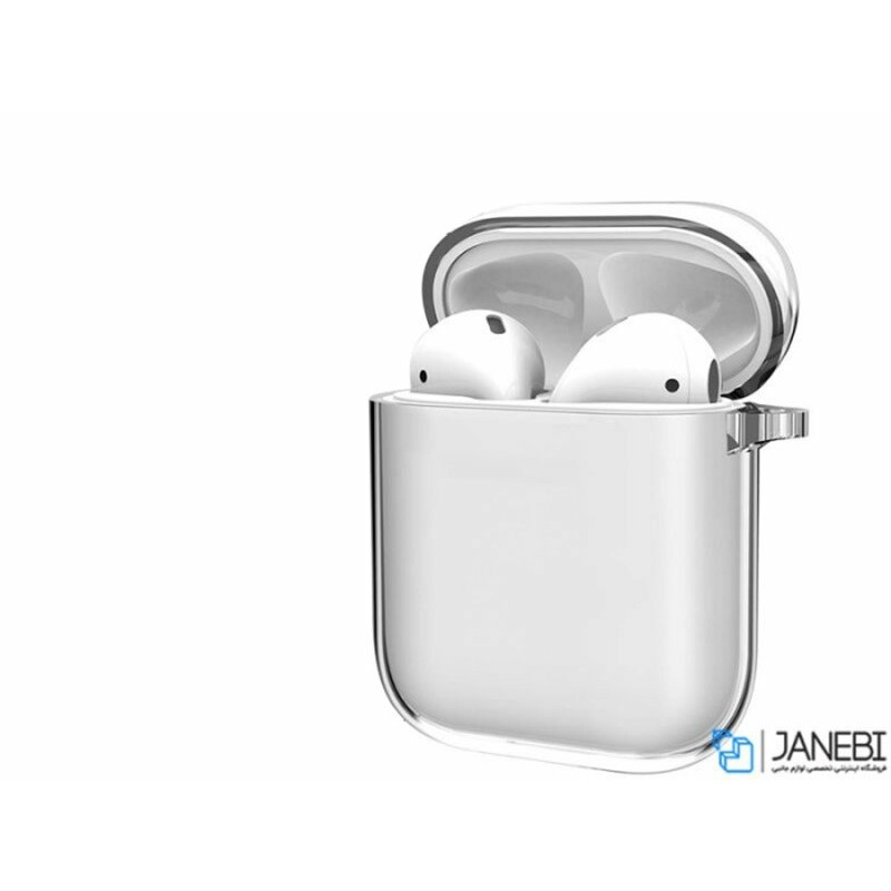 کاور محافظ شفاف ایرپاد Stoptime Protcetive Case Transparent Airpods
