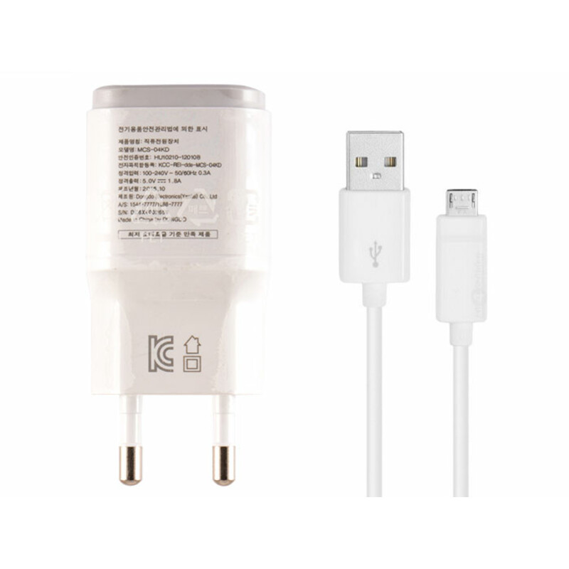 شارژر و کابل اصلی ال جی LG 1.8A MCS-04 Travel Charger Adapter