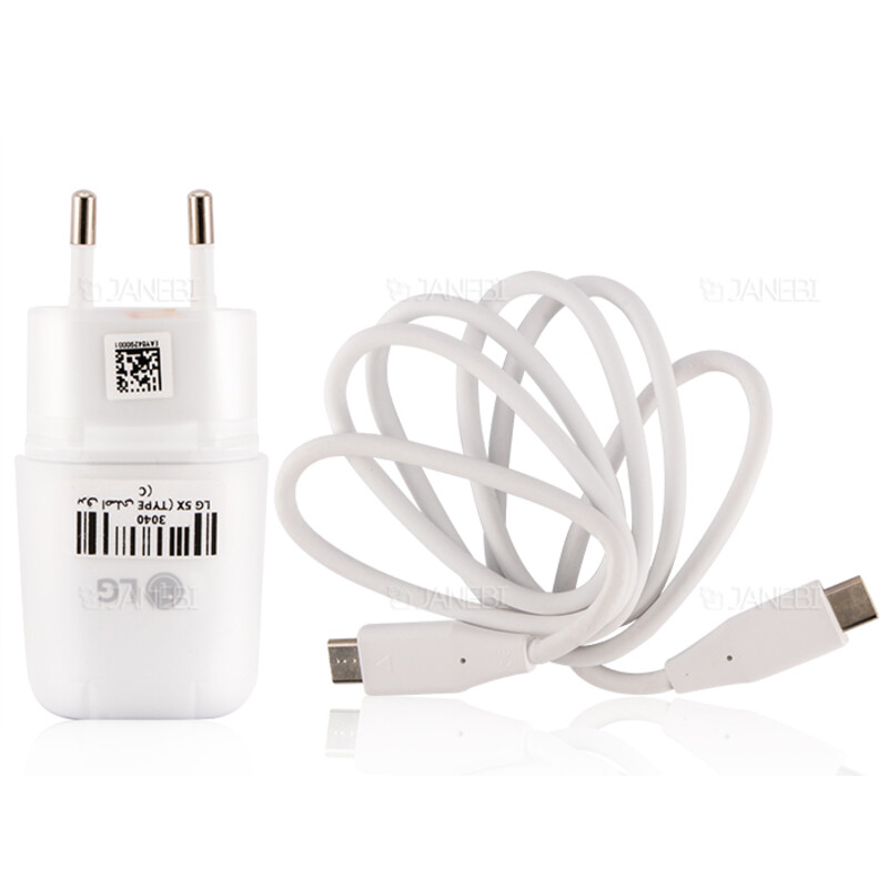 شارژر اصلی ال جی همراه کابل LG Travel Charger Adapter MCS-N04WD Type C