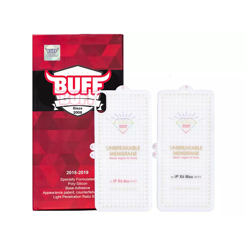گلس جلو و پشت گوشی آیفون ایکس مکس بوف buff Hydrogel front and back screen protector iPhone XS Max