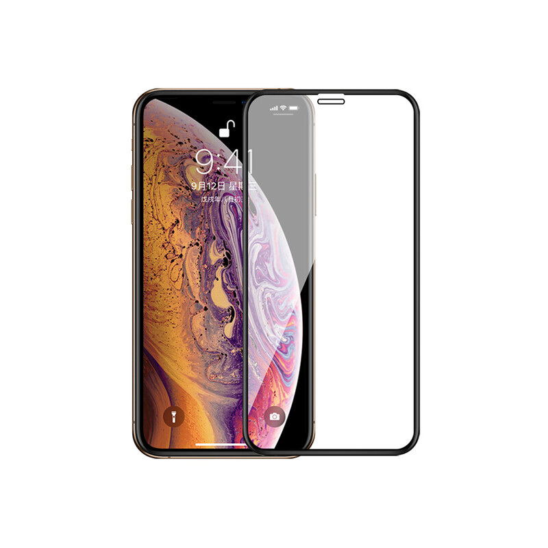 محافظ صفحه نمایش شیشه ای آیفون ایکس و ایکس اس توتو Totu iphone X/XS Unbroken Edges Tempered Glass