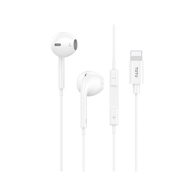 هندزفری با سیم لایتنینگ توتو Totu Glory EAUA-016 Lightning Headphones