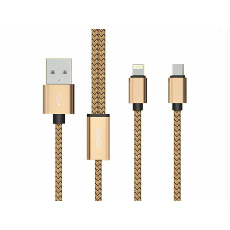 کابل دو سر جووی Joway LI96 2in2 Data Cable 1m