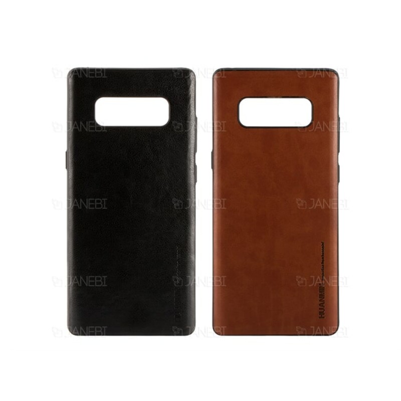 قاب طرح چرم سامسونگ Huanmin Leather Case Samsung Galaxy Note 8