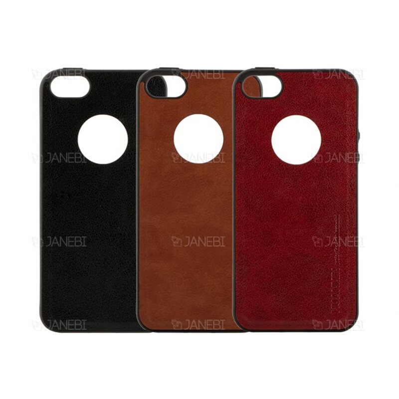 قاب طرح چرم آیفون Huanmin Leather Case Apple iPhone 5/5S