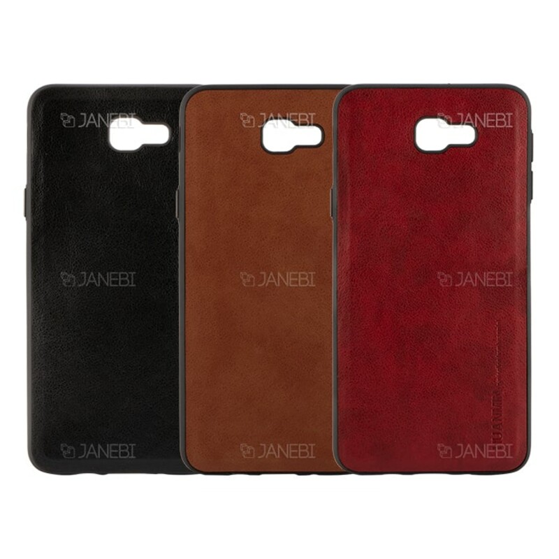 قاب طرح چرم سامسونگ Huanmin Leather Case Samsung Galaxy J7 Prime
