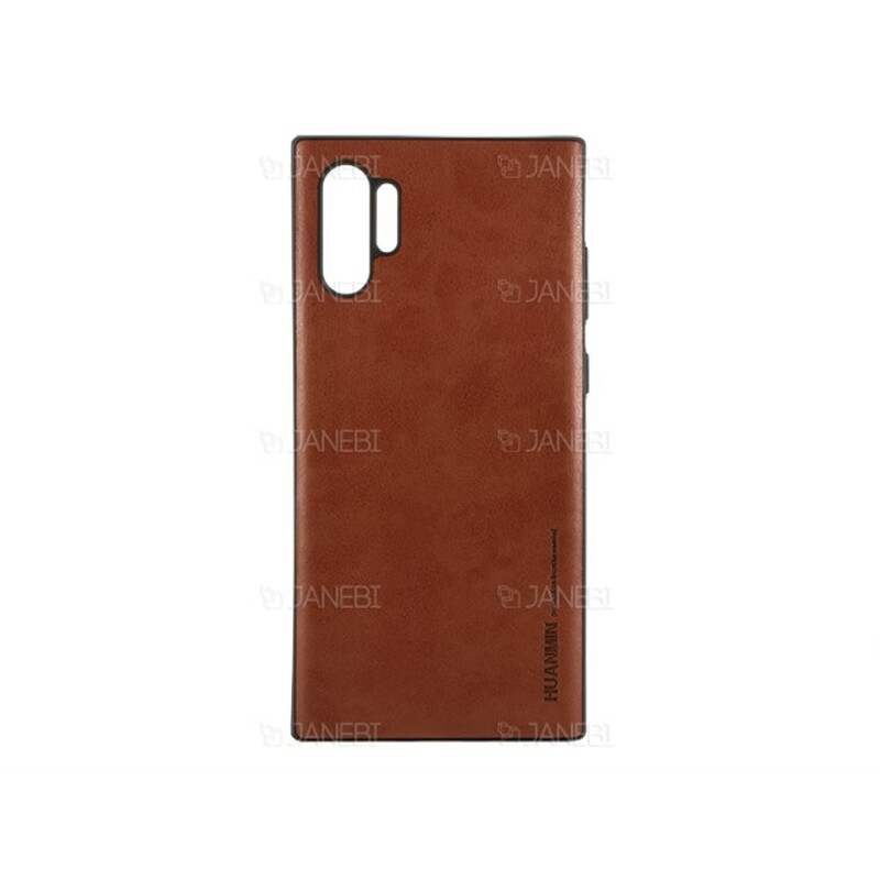 قاب طرح چرم سامسونگ Huanmin Leather Case Samsung Galaxy Note 10 Plus
