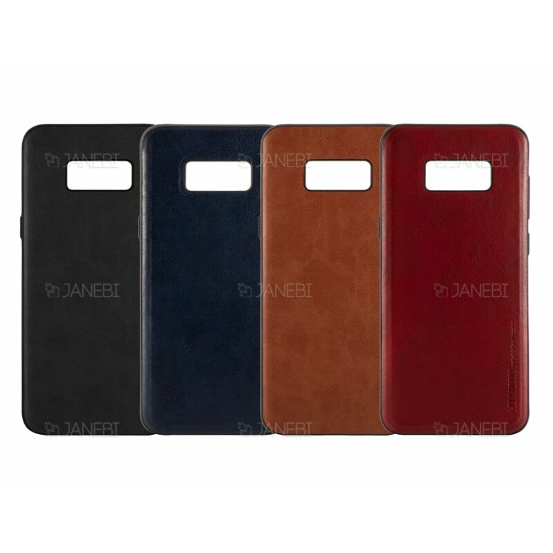 قاب طرح چرم سامسونگ Huanmin Leather Case Samsung Galaxy S8 Plus