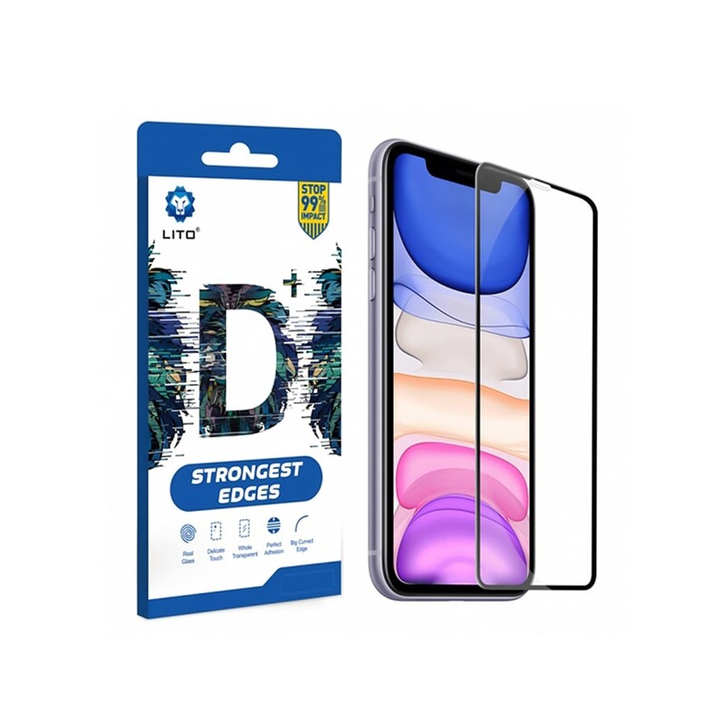 محافظ صفحه نمایش شیشه ای آیفون لیتو Lito D+ iPhone 12 Pro Max Strongest Edges Glass