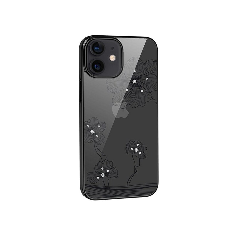 قاب شفاف گلدار آیفون 12 مینی دویا Devia iphone 12 mini Crystal Flora Case