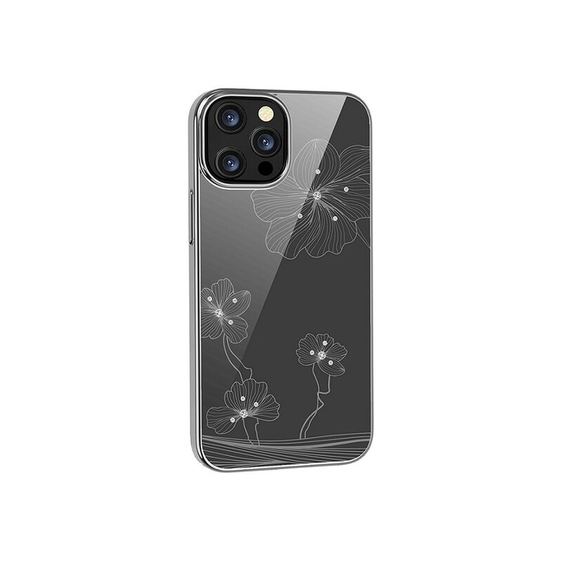 قاب شفاف گلدار آیفون 13 پرو مکس دویا Devia iphone 13 Pro Max Crystal Flora Case