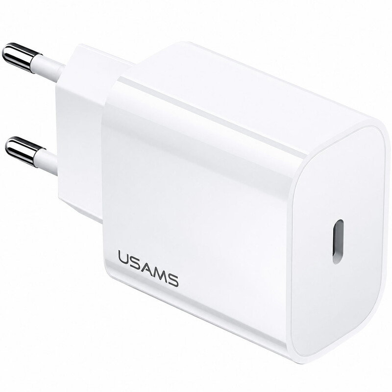 شارژر دیواری یوسامز USAMS مدل US-CC118 توان 20 وات تایپ سی