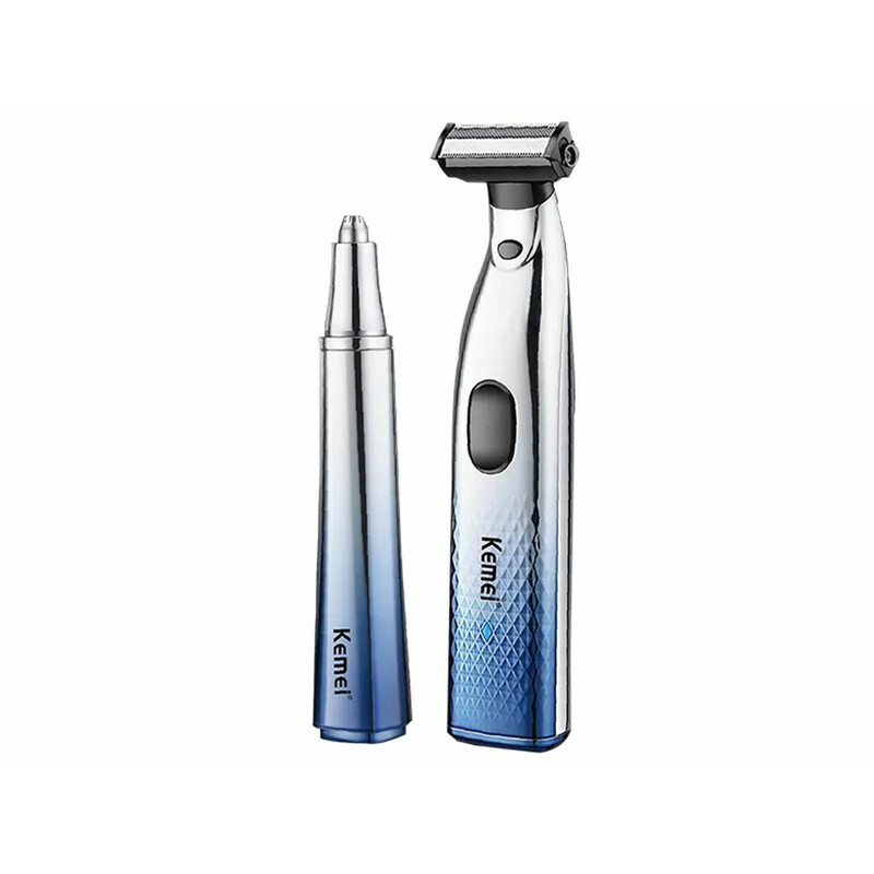 کیت ریش تراش و دستگاه اصلاح موی بینی و گوش کمی Portable Electric Nose Hair Trimmer Shaver Man Clean Razor Remover Kit