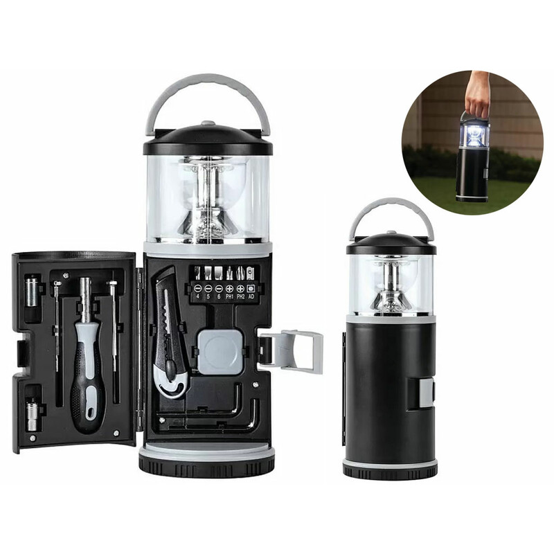 چراغ قوه و ابزار تعمیرات مسافرتی شیائومی Xiaomi Jiuxun Tools Ninety Camping lamp Tool Set 16 in 1