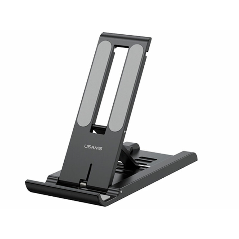 هولدر رومیزی گوشی‌موبایل و تبلت قابل حمل یوسامز Usams US-ZJ070 Spring Folding Desktop Tablet/Phone