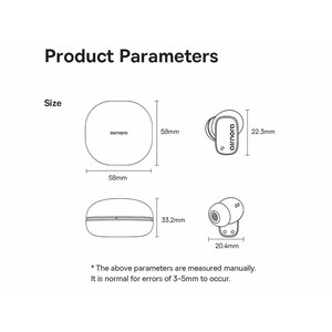 هندزفری بلوتوثی 5.3 بیسوس Baseus Air Nora 2 Wireless headphones NGTW320203