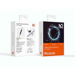 هندزفری سیمی گیمینگ حرفه‌ای تایپ‌سی مک‌دودو Mcdodo USB Type-C Gaming Earphones HP-1340
