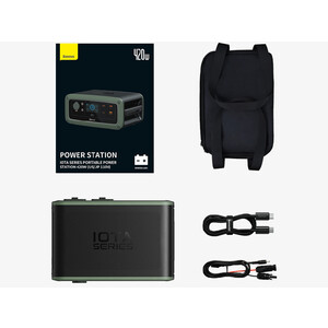 اینورتر و پاور بانک قابل حمل بیسوس با ظرفیت 90000 میلی آمپر ساعت Baseus IOTA Portable Power Station 420W PPYT010106