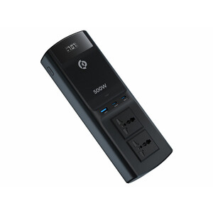 اینورتر خودرو برق  500 وات و پاوربانک پاورولوژی Powerology Universal Multi-Port Car Inverter PCCSR008