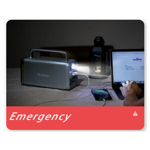 اینورتر و پاور بانک قابل حمل یوبائو Yoobao EN300WLPD 300W PD Type-C Power Station 72000mAh