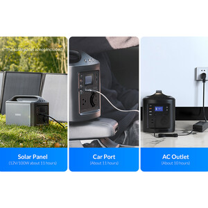 قیمت اینورتر و پاور بانک قابل حمل اوریکو با ظرفیت 124800 میلی آمپر ساعتORICO-PA300-1A4U Portable Power Station