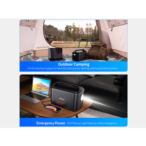 کیفیت اینورتر و پاور بانک قابل حمل اوریکو با ظرفیت 124800 میلی آمپر ساعتORICO-PA300-1A4U Portable Power Station