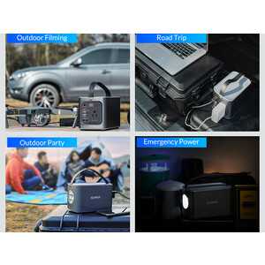 فروش اینورتر و پاور بانک قابل حمل اوریکو با ظرفیت 43500 میلی آمپر ساعتORICO-PA120-1A4U Portable Power Station（120W）