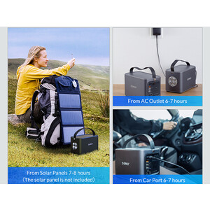 کیفیت اینورتر و پاور بانک قابل حمل اوریکو با ظرفیت 43500 میلی آمپر ساعتORICO-PA120-1A4U Portable Power Station（120W）