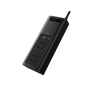 فروش شارژر فندکی و چند راهی بیسوس BASEUS CAR CHARGER IN-CAR INVERTER 150W (CRNBQ-A01)