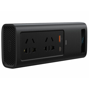 شارژر و اینورتر بیسوس BASEUS CAR CHARGER IN-CAR INVERTER 150W (CRNBQ-A01)