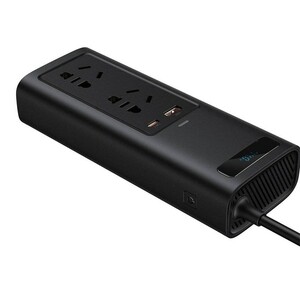 قیمت شارژر فندکی و چند راهی بیسوس BASEUS CAR CHARGER IN-CAR INVERTER 150W (CRNBQ-A01)