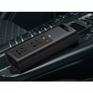 شارژر فندکی و چند راهی بیسوس BASEUS CAR CHARGER IN-CAR INVERTER 150W (CRNBQ-A01)
