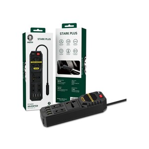 مبدل برق داخل خودرو گرین Green Stark Plus Power Inverter 200W