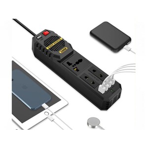 مبدل برق داخل خودرو گرین Green Stark Plus Power Inverter 200W