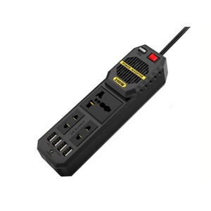 مبدل برق داخل خودرو گرین Green Stark Plus Power Inverter 200W