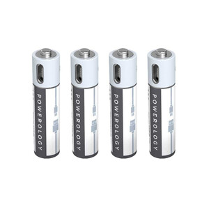 باتری قابل شارژ AAA پاورولوژی Powerology AAA USB Rechargeable Battery (4pc pack)