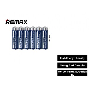بسته دوتایی باتری نیم‌قلمی آلکالاین ریمکس REMAX LR03 Alkaline Battery AAA